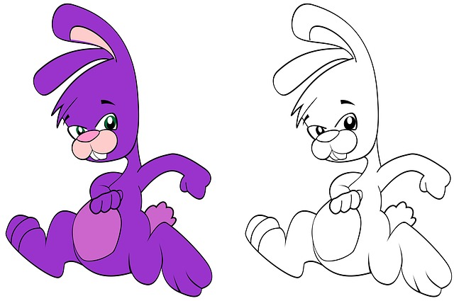 bunny, cartoon, celebration