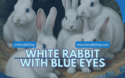 White Rabbit with Blue Eyes